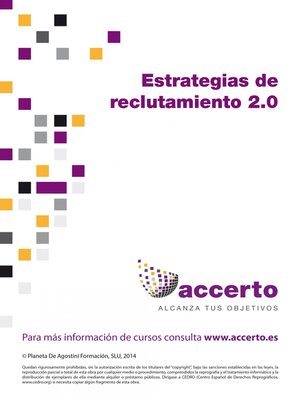 cover image of Estrategias de reclutamiento 2.0